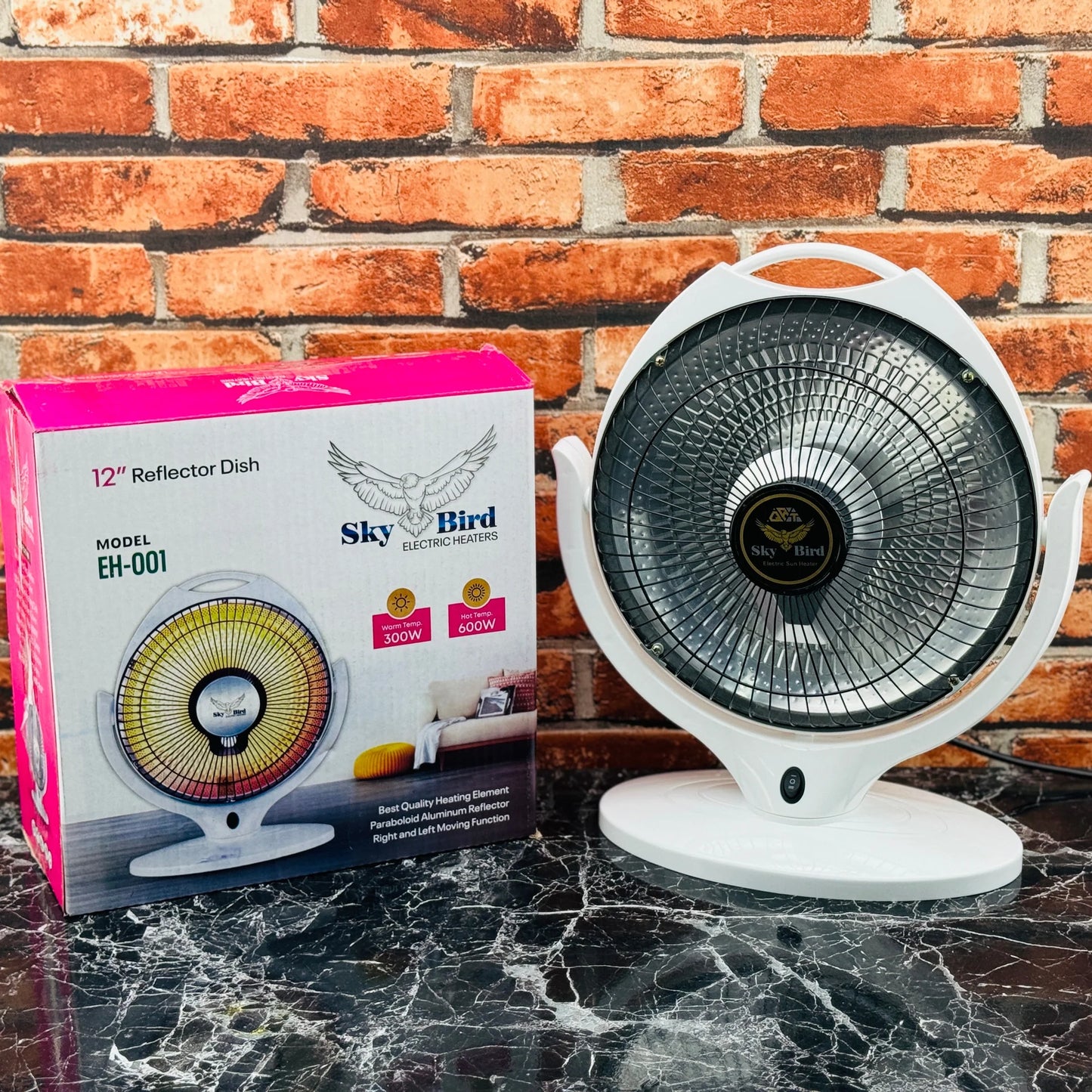 Sun Halogen Electric Dish Heater